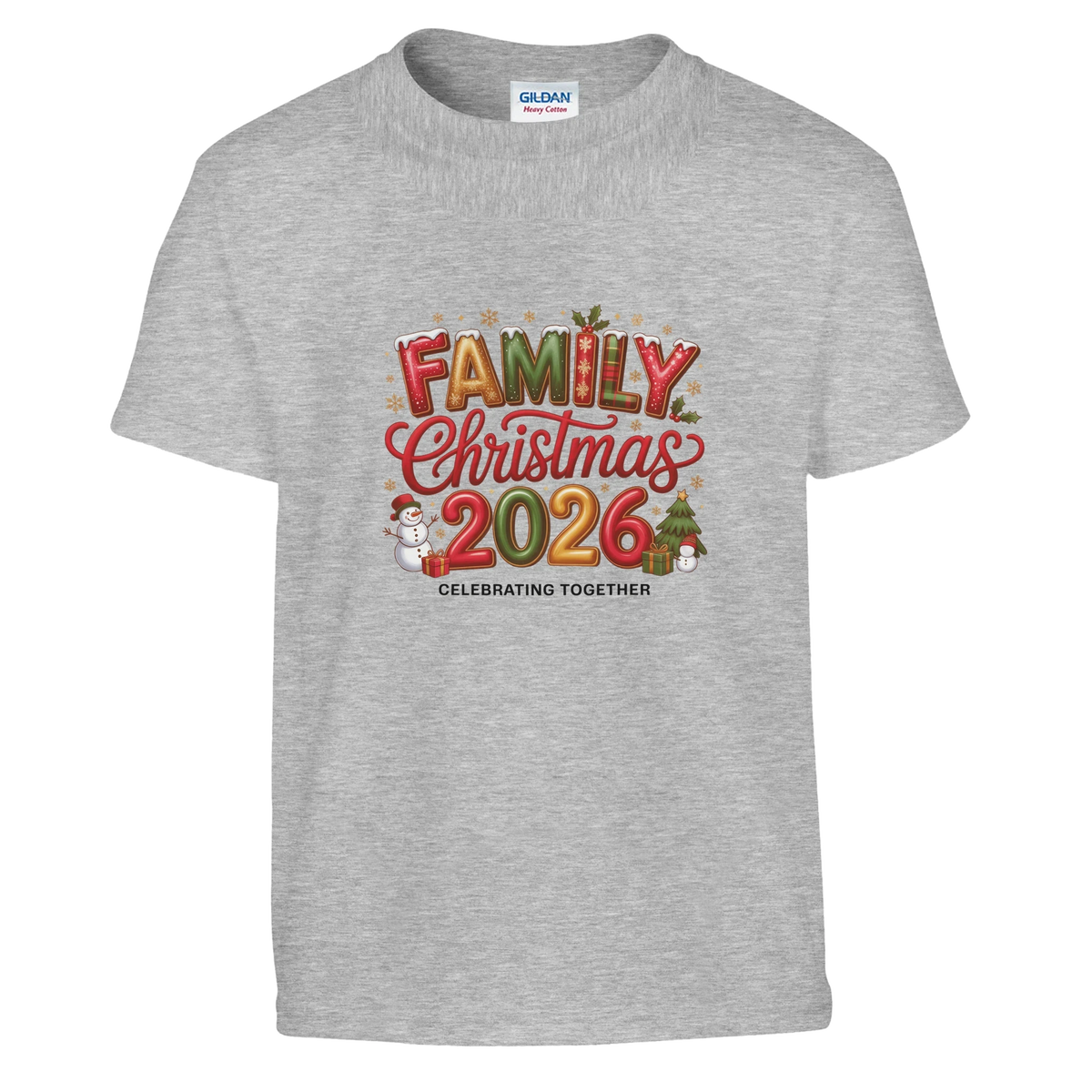 Family Christmas 2026 Matching T-Shirt Range - Adult & Children's Festive Apparel