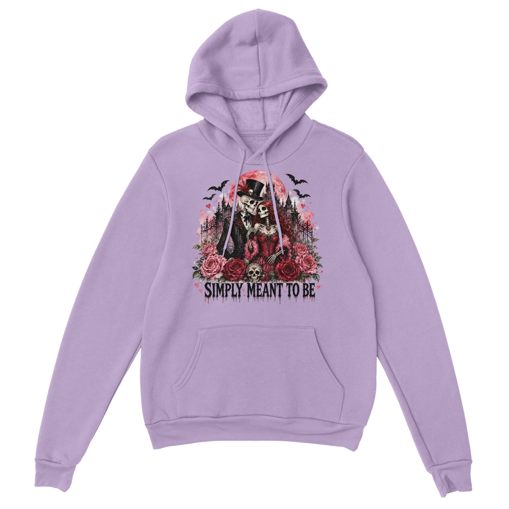 Simply Meant To Be Halloween Couples Hoodie – Matching Gothic Pullover