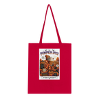 Pumpkin Spice Drink Skeleton Cotton Tote Bag – Eco-Friendly Reusable Shopper