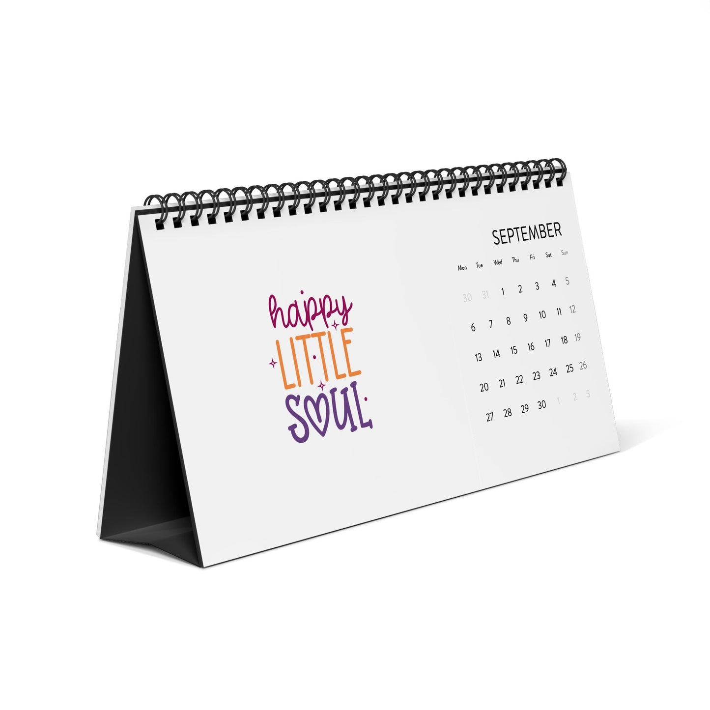 Inspirational Quotes Desk Calendar 2027 — Motivational Monthly Grid
