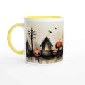 Halloween Ceramic Mug – Three Unique Watercolour Scenes – 11oz