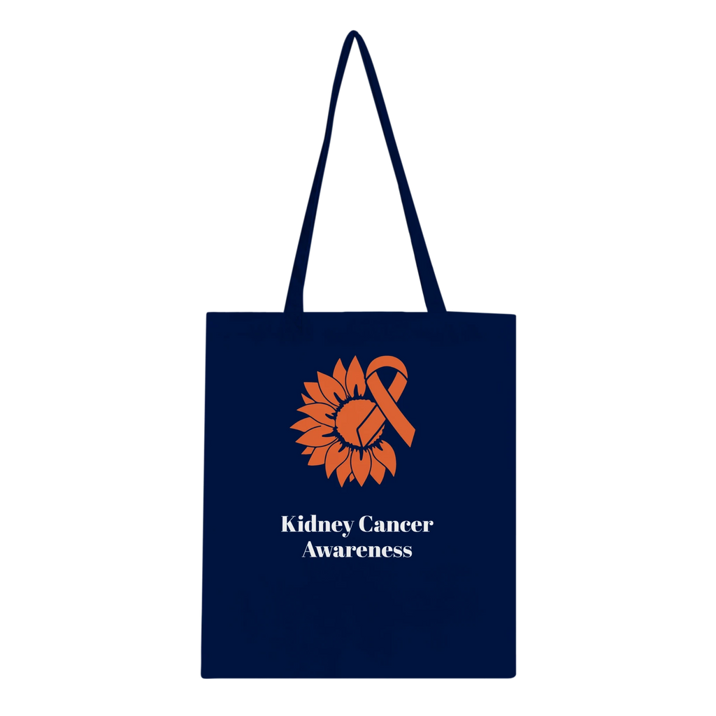 Kidney Cancer Awareness Cotton Tote Bag – Support Kidney Cancer UK