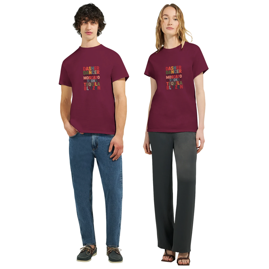 Dancer Prancer Vodka Unisex Heavyweight Cotton T-Shirt