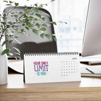 Inspirational Quotes Desk Calendar 2027 — Motivational Monthly Grid