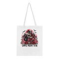 Simply Meant to Be Halloween Cotton Tote Bag – Eco-Friendly Reusable Shopper