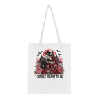 Simply Meant to Be Halloween Cotton Tote Bag – Eco-Friendly Reusable Shopper