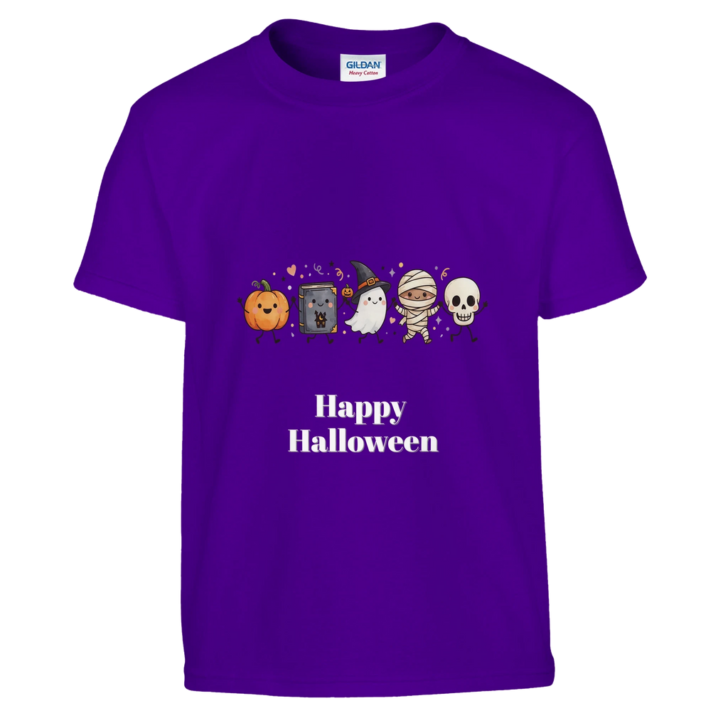 Personalised Halloween T-Shirt – Custom Cute Spooky Design for Adults and Kids