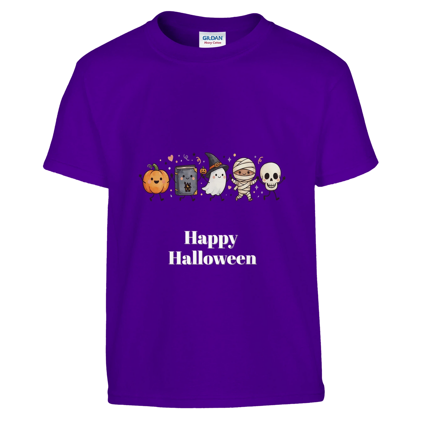 Personalised Halloween T-Shirt – Custom Cute Spooky Design for Adults and Kids