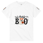 Hey Boo Halloween Graphic T-Shirt – Premium Heavyweight Cotton Tee