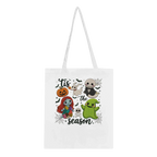 'Tis The Season Nightmare Before Christmas Tote Bag - 100% Cotton Eco-Friendly Shopper