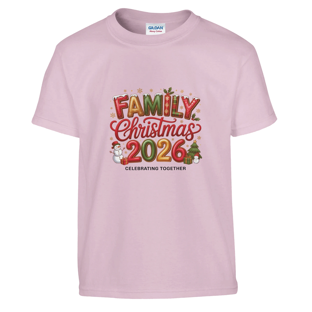 Family Christmas 2026 Matching T-Shirt Range - Adult & Children's Festive Apparel