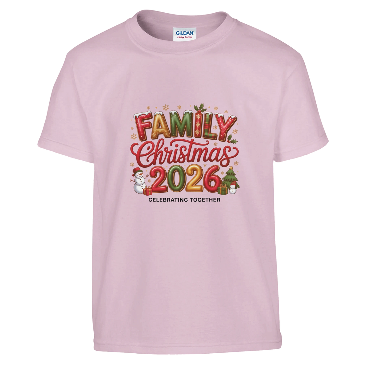 Family Christmas 2026 Matching T-Shirt Range - Adult & Children's Festive Apparel