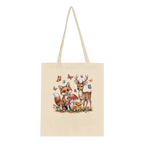 Woodland Animals Autumn Cotton Tote Bag - 11 Unique Designs