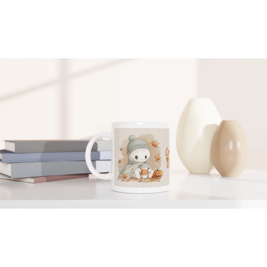 Creeping it Cozy Ceramic Mug - 11oz Glossy Hot Beverage Cup