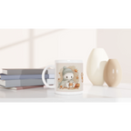 Creeping it Cozy Ceramic Mug - 11oz Glossy Hot Beverage Cup
