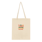 Pumpkin Spice and Everything Nice Cotton Tote Bag – Eco-Friendly Shopping Bag