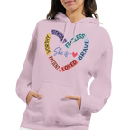 She is Heart Affirmation Hoodie – Premium Heavy Blend Comfort
