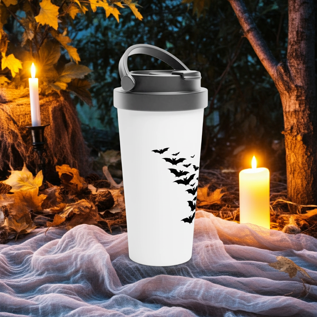 Bat Mug - 15oz Stainless Steel Travel Tumbler