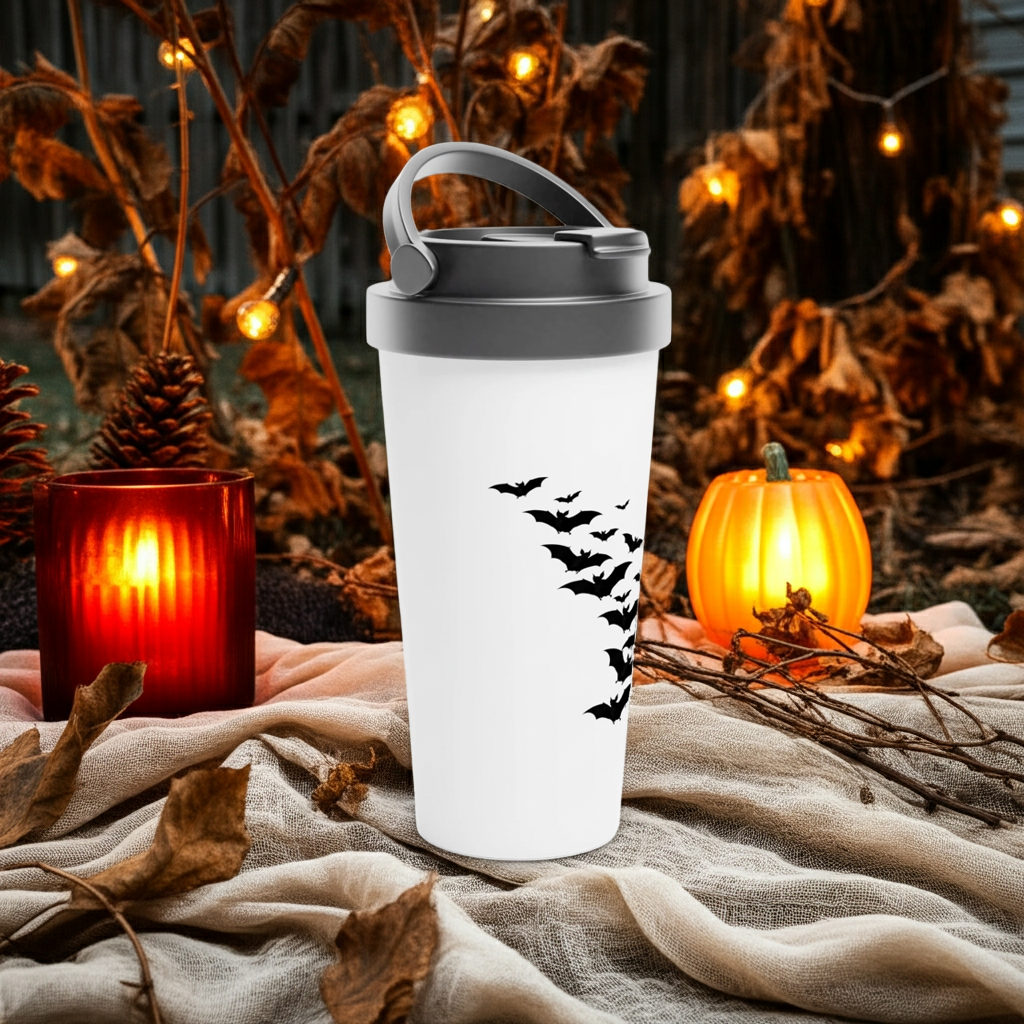 Bat Mug - 15oz Stainless Steel Travel Tumbler