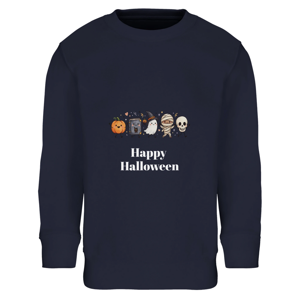 Personalised Cute Halloween Jumper for Kids - Custom Spooky Children's Sweatshirt