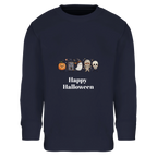 Personalised Cute Halloween Jumper for Kids - Custom Spooky Children's Sweatshirt