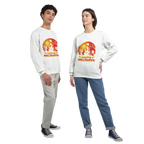 Happy Halloween Sweatshirt - British English Orange Graphic Holiday Crewneck