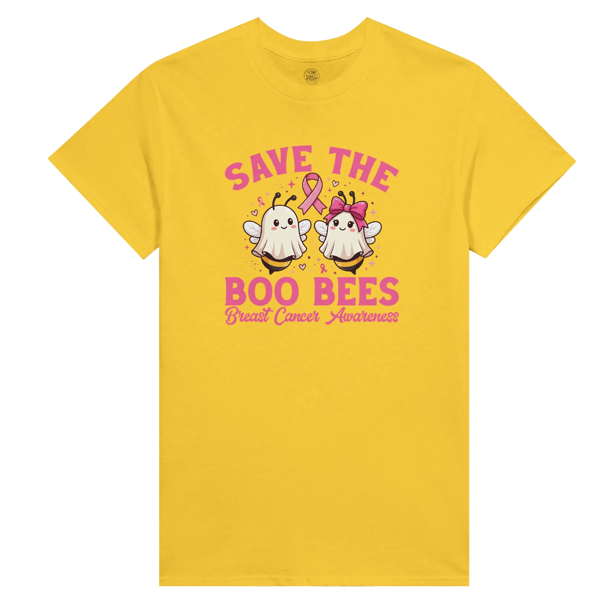 Save the Boo Bees Breast Cancer Awareness Halloween T-Shirt