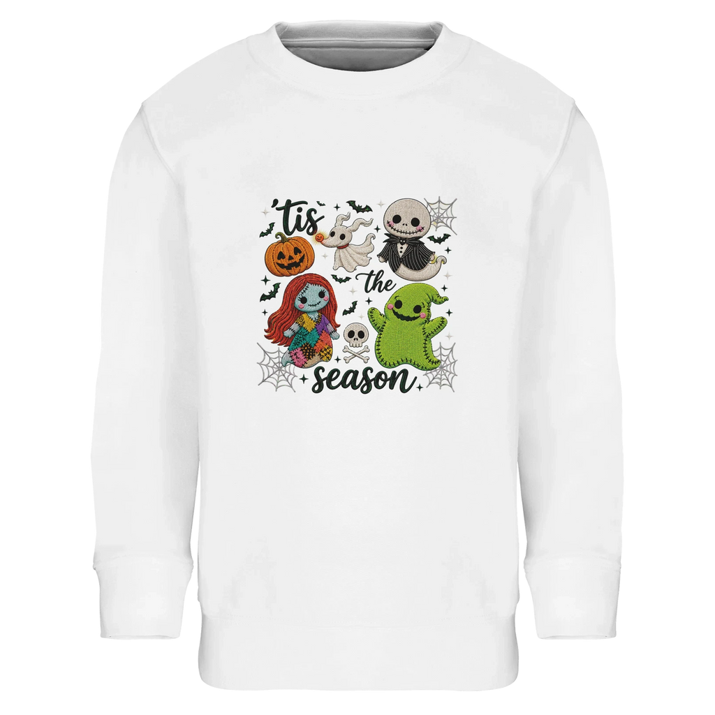 Tis The Season Nightmare Before Christmas Kids Sweatshirt - Cotton Blend