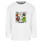 Tis The Season Nightmare Before Christmas Kids Sweatshirt - Cotton Blend