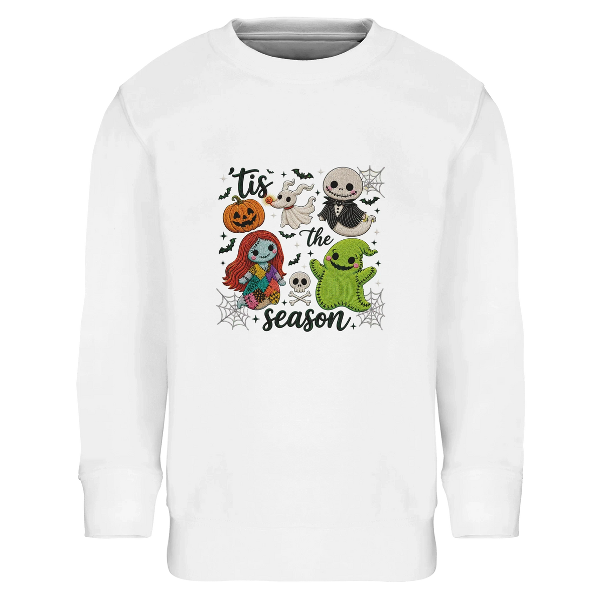 Tis The Season Nightmare Before Christmas Kids Sweatshirt - Cotton Blend