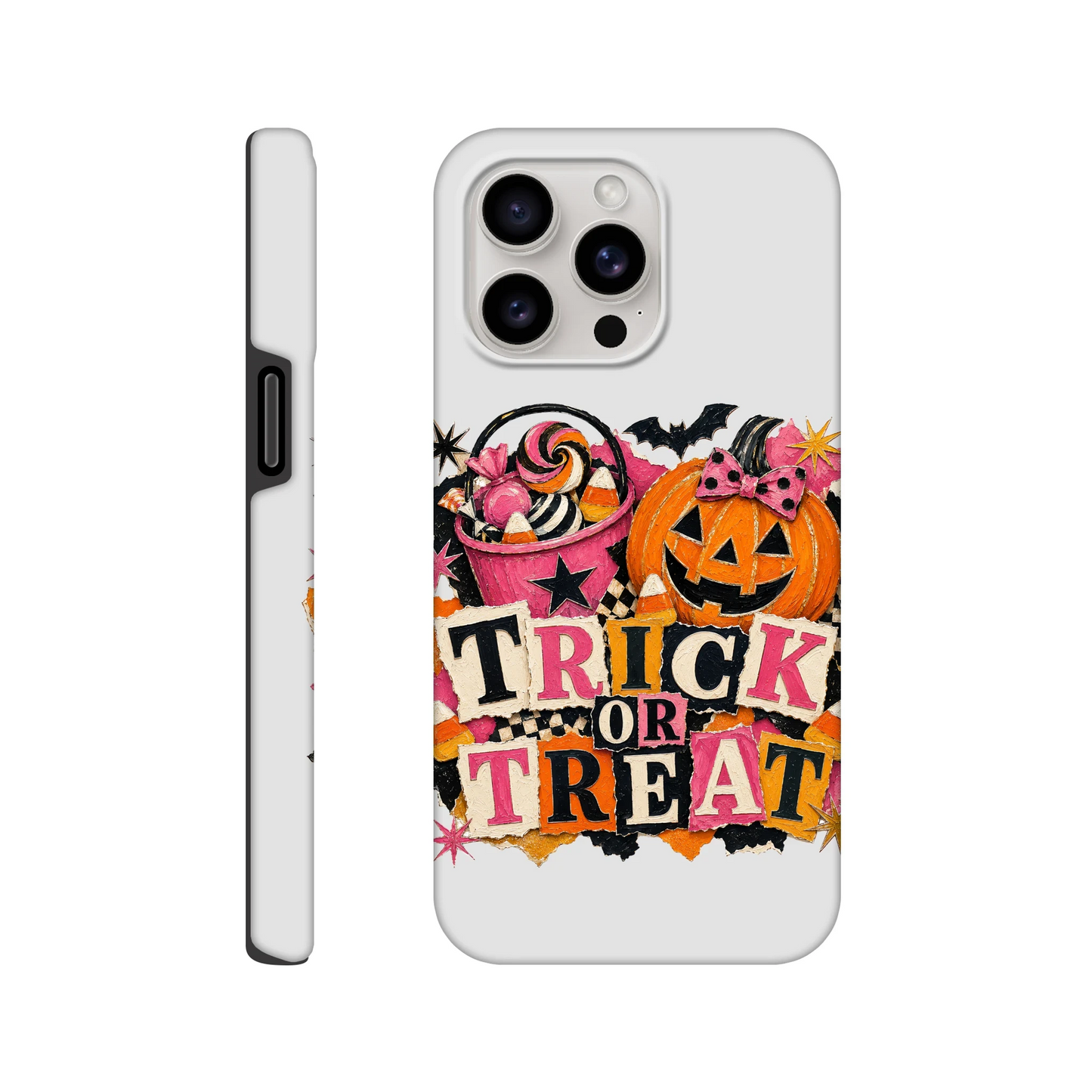 Trick or Treat Tough Phone Case – Double-Layered Protective Cover