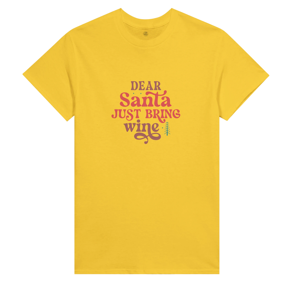 Dear Santa Please Bring Wine Women's Scoop Neck T-Shirt