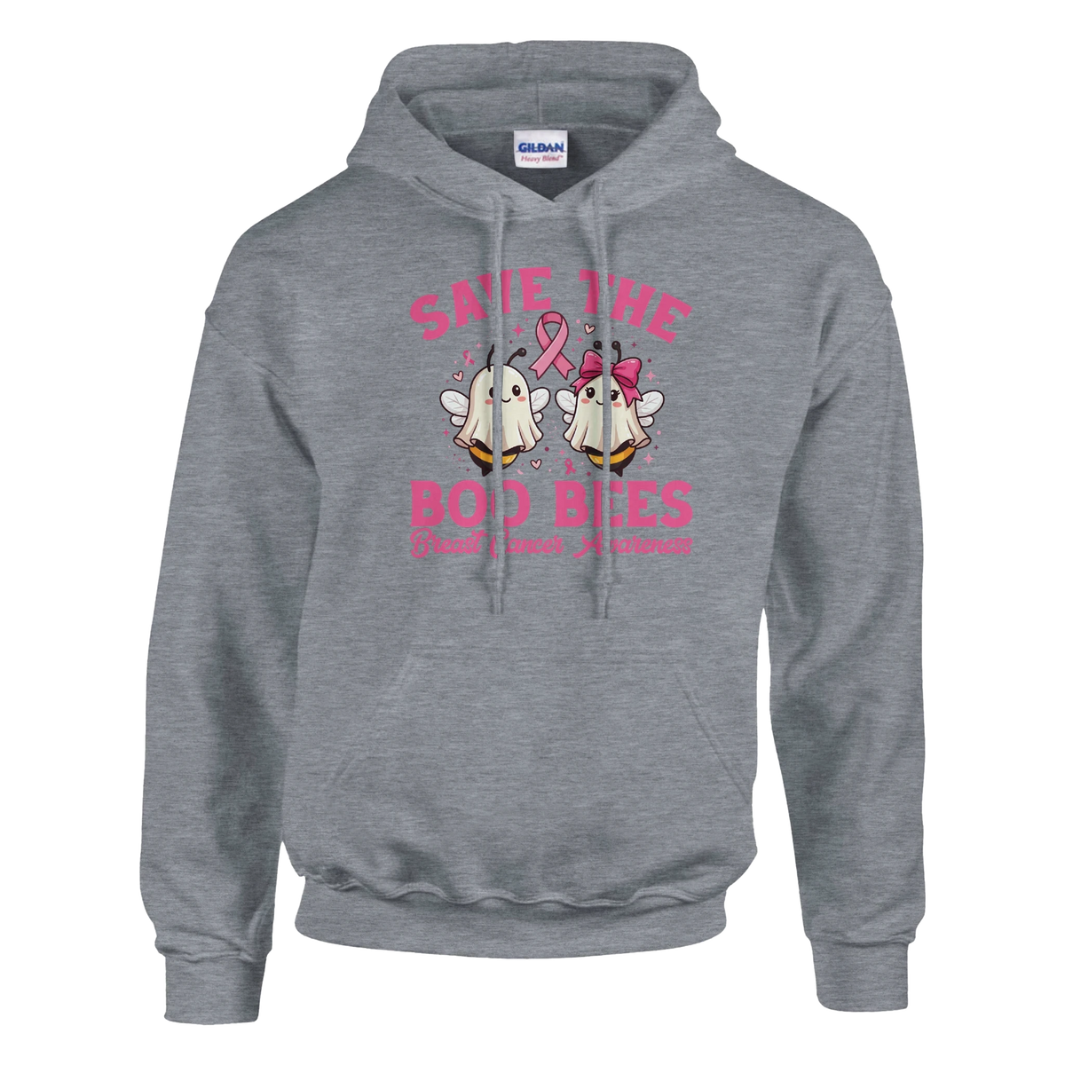 Save the Boo Bees Breast Cancer Awareness Hoodie - Charitable Charity Apparel