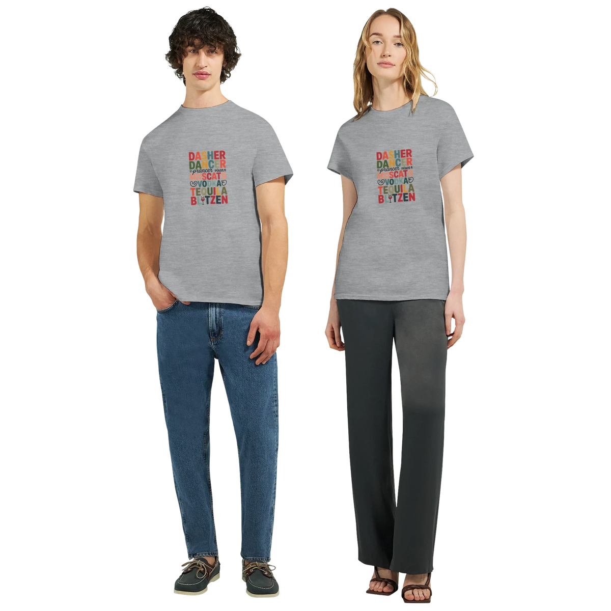 Dancer Prancer Vodka Unisex Heavyweight Cotton T-Shirt