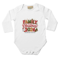 Family Christmas 2026 Baby Long Sleeve Bodysuit – Soft Cotton Onesie
