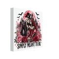 Simply Meant to be Halloween Couple Canvas - Romantic Gothic Wall Art