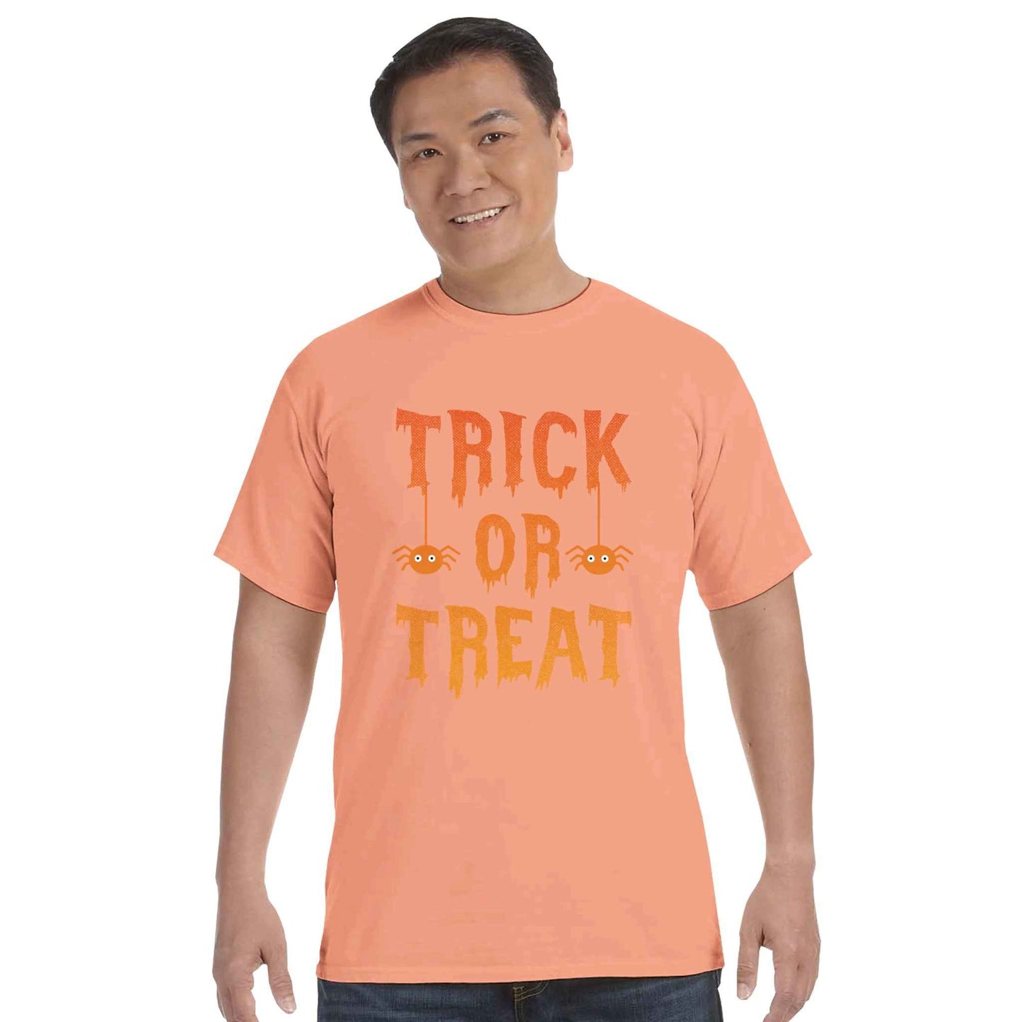Trick or Treat Unisex T-Shirt - Vintage Style Halloween Cotton Tee for Adults