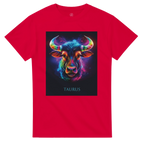 Neon Zodiac Graphic T-Shirt | Heavyweight Cotton Astrology Apparel