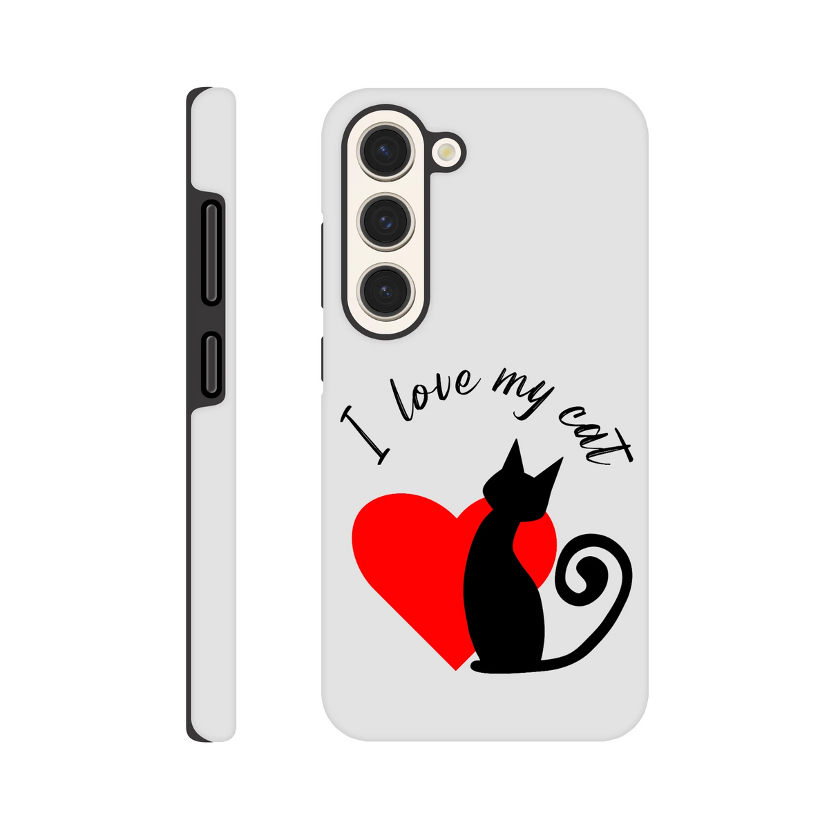 I Love My Cat Samsung Tough Case – Premium Dual-Layer Protective Phone Cover