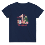 My 1st Christmas Baby Crewneck T-Shirt – 100% Cotton First Christmas Gift