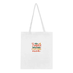 Pumpkin Spice and Everything Nice Cotton Tote Bag – Eco-Friendly Shopping Bag