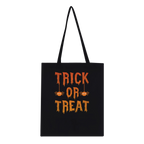 Trick or Treat Cotton Tote Bag – Eco-Friendly Halloween Accessory