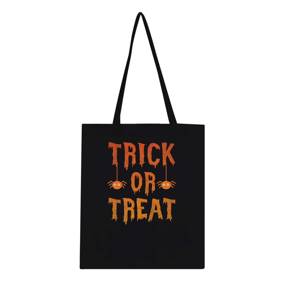 Trick or Treat Cotton Tote Bag – Eco-Friendly Halloween Accessory