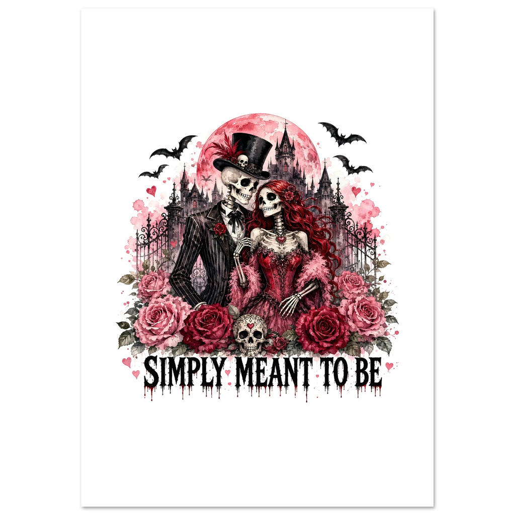 Simply Meant to Be Poster – Premium Semi-Glossy Wall Art