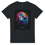 Neon Zodiac Graphic T-Shirt | Heavyweight Cotton Astrology Apparel