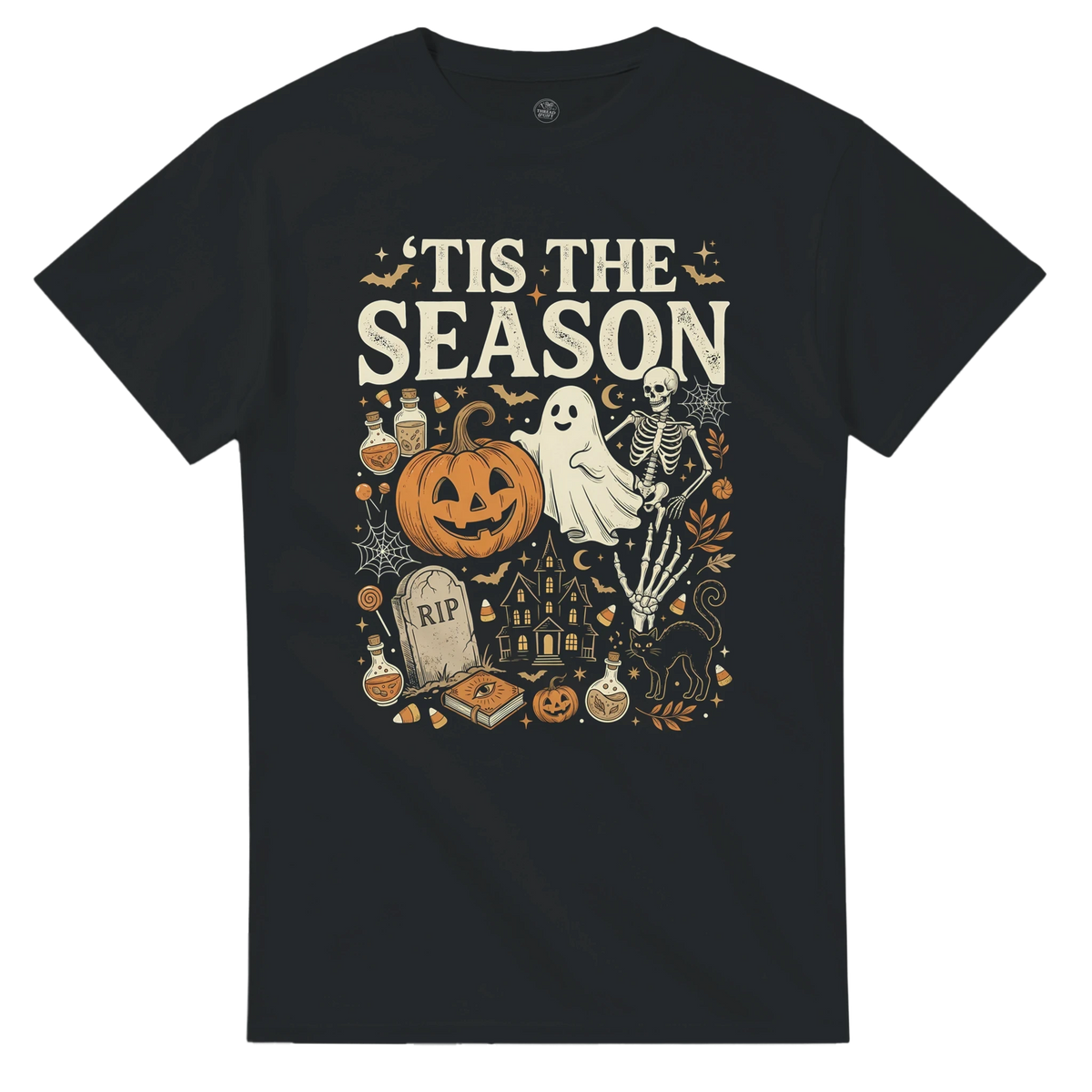 'Tis the Season Halloween Unisex T-Shirt – Premium Heavyweight Cotton Tee