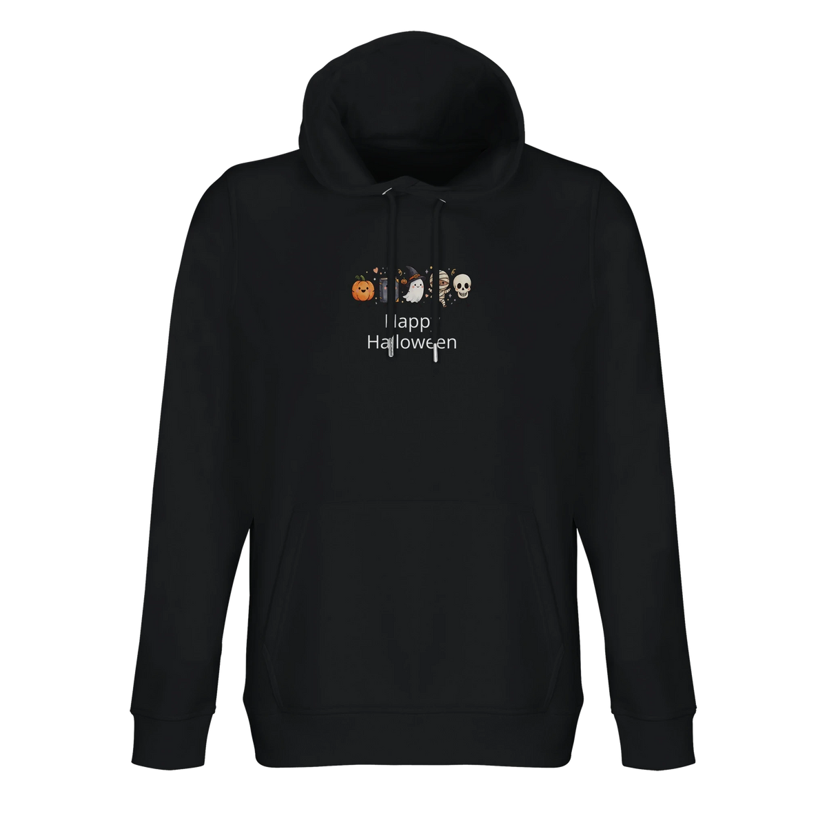 Personalised Happy Halloween Hoodie - Custom Spooky Graphic Pullover