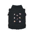 Princess Dog Denim Jacket – Stylish Indigo & Black Pet Outerwear