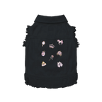 Princess Dog Denim Jacket – Stylish Indigo & Black Pet Outerwear