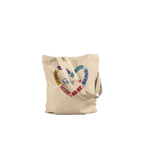 Premium Cotton Tote Bag – 'She is Heart' Affirmation Design